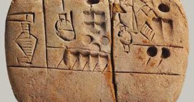 Aparición de la Escritura