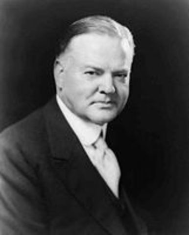 President hoover elected