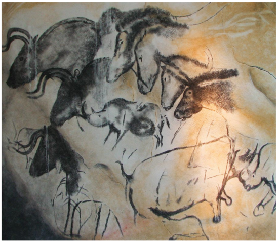 The Chauvet Cave Paintings, made by Prehistoric Humans during the Upper Paleolithic Period (ca. 30,000 BCE)
