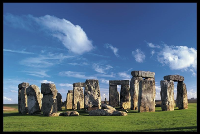 Stonehenge, made by Prehistoric Humans during the Neolithic Period (ca. 2550-1600 BCE)