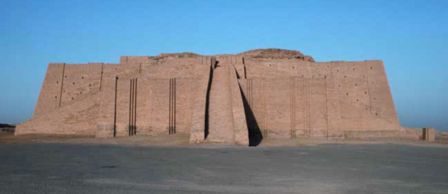 Ziggurat of Ur made by the Sumerians during the Ancient Near East Period (ca. 2100 - 2050 BCE)