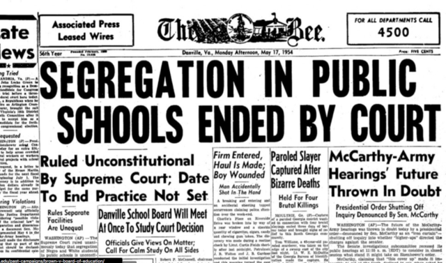 Brown vs. Board of Education