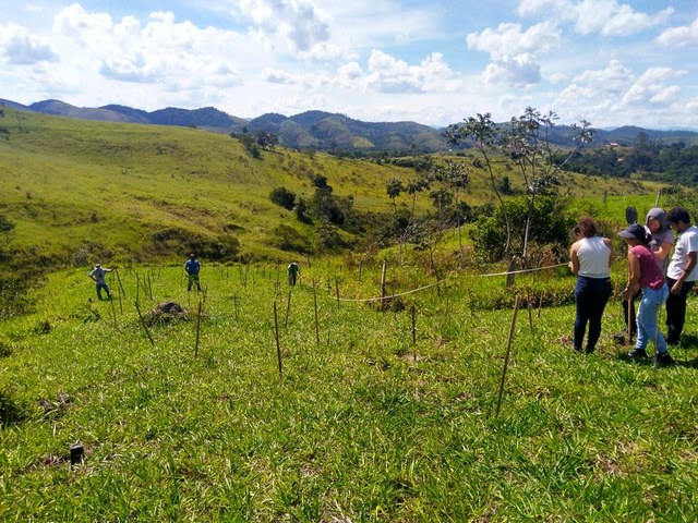 Delimitação de parcelas e Perfuração de poços