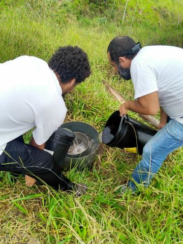 Início dos testes de condutividade hidráulica.