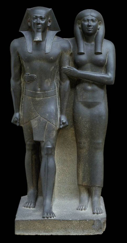 EGYPTIAN: Menkaure and His Wife