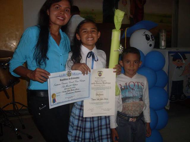 then she graduated from fifth grade and started her high school