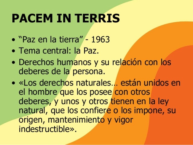 PACEM IN TERRIS IMAGEN