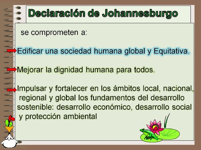 Desarrollo Sostenible.