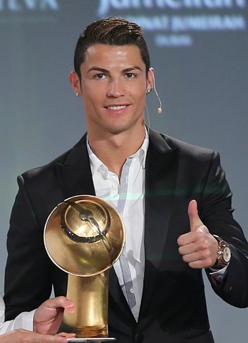 Cristiano Ronaldo,´Premio Globe Soccer Al Mejor Jugador Del Año.
