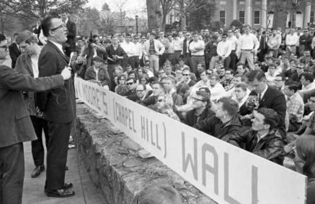 The "Act to Regulate Visiting Speakers" Protest