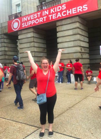 I Attend the NC Public School March