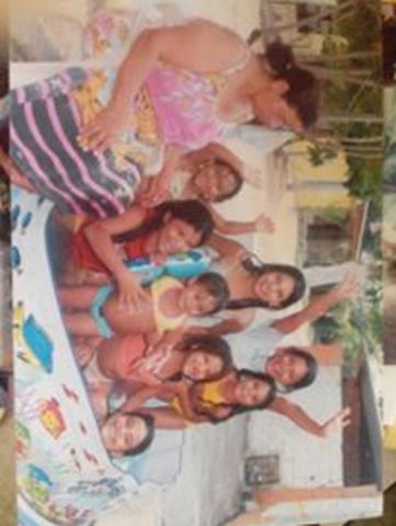 In Barranquilla with my cousins and my grandmother