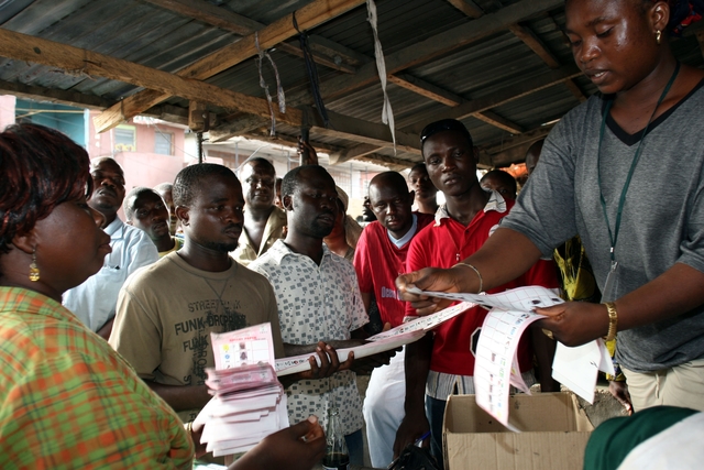 First Official Presidential Election