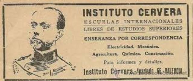 PRIMERA INSTITUCIÓN DE ENSEÑANZA POR CORRESPONDENCIA.