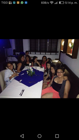 The fifteen of my friend Cristina