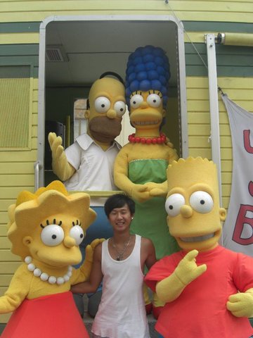Met the Simpsons