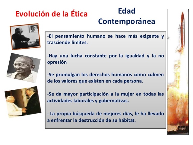 LA ÉTICA EN NUESTROS DÍAS