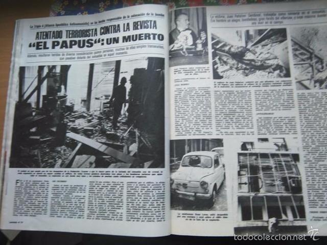 ATENTADO CONTRA REVISTA EL PAPUS