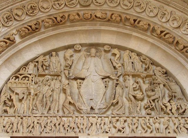 The Last Judgment by Gislebertus : Romanesque (1130 -1145 CE)