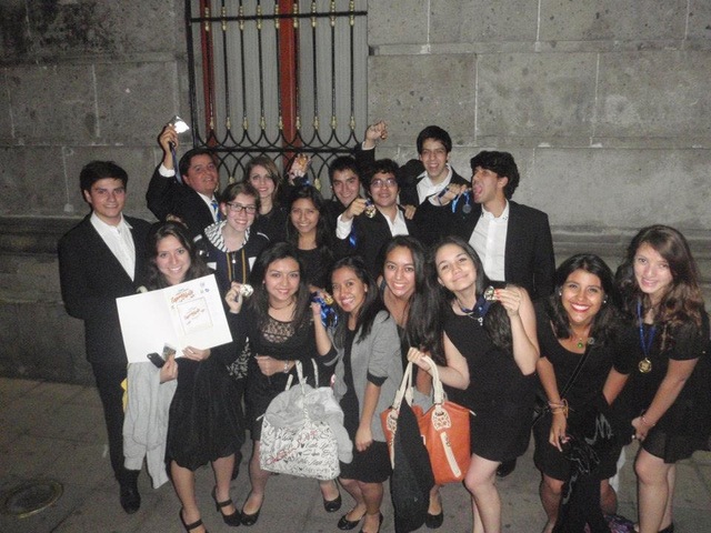 Entré al Ensamble Coral de mi escuela