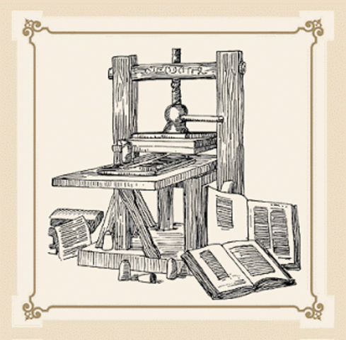 Sistema de imprenta mas primitivo