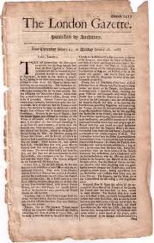 Newspaper in London (1640s)