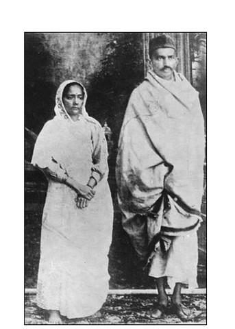 Gandhi and Kasturbai are married
