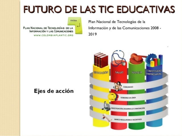 PLAN NACIONAL DE LAS TIC EN COLOMBIA