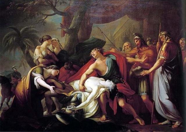 The death of Patroclus