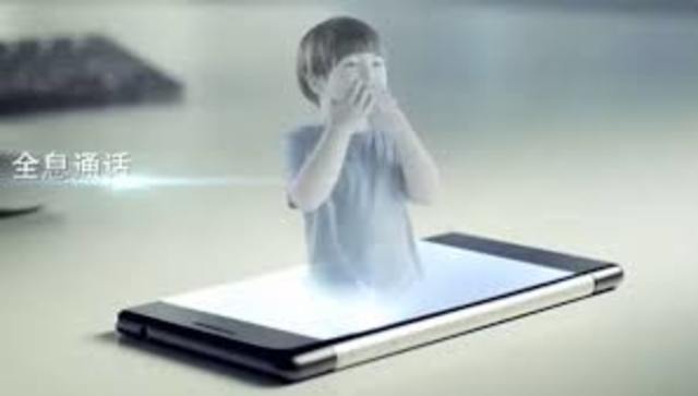 el phone holograma