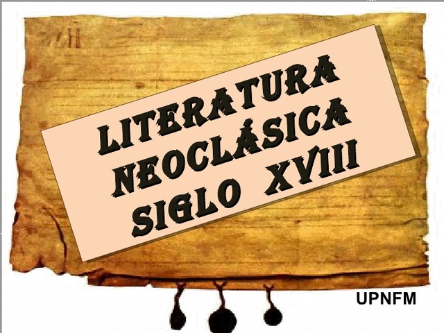 Literatura neoclásica.