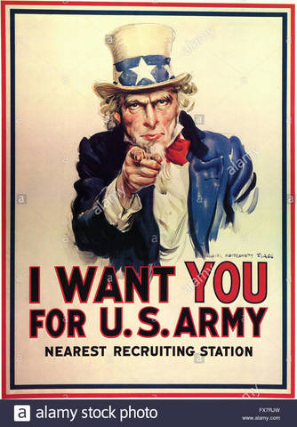 US Army Recruitment (represents this period)