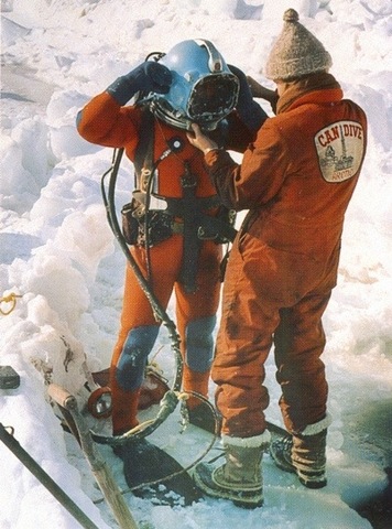 Quebrando o gelo, surgi o "Ice Dive"