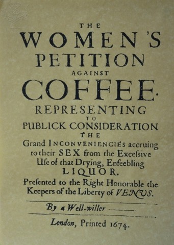The Women's Petition Against Coffee