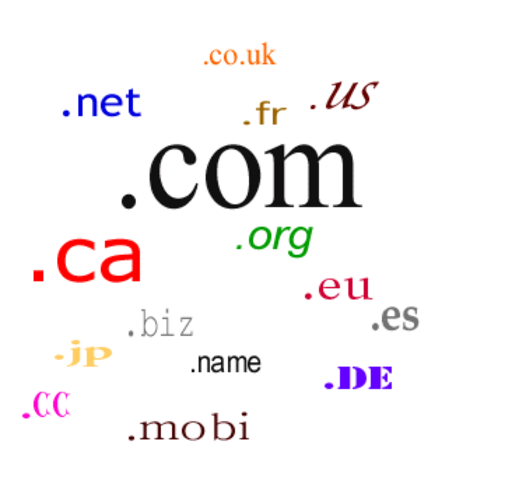 The use of domain name's were used