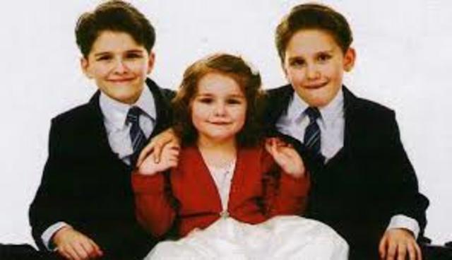 We got married and had three children