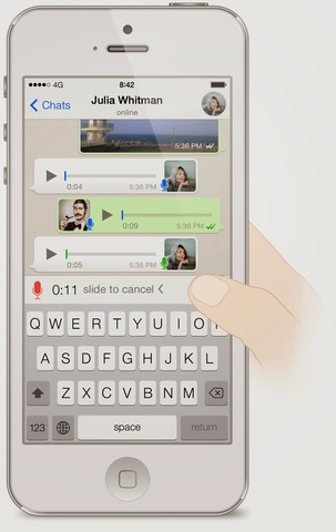 WhatsApp introduces Voice Messaging