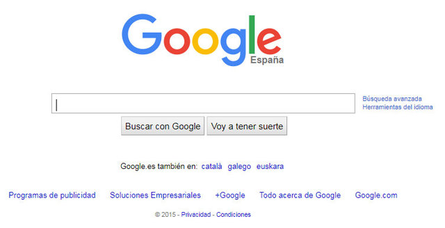 GOOGLE EN EL 2015