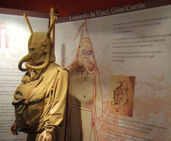 O traje de Da Vinci