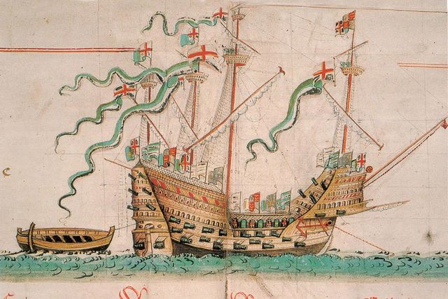 O Mary Rose é resgatado