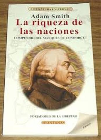 Adam Smith publica su libro “La riqueza de las Naciones”