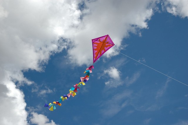 Flying kites