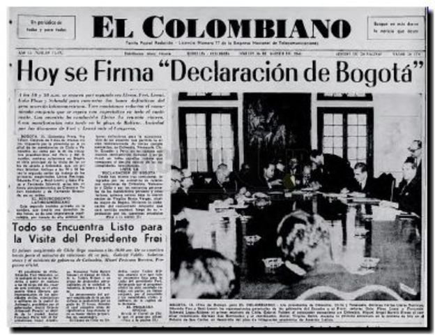 Conclusiones de la Declaracion de Santa Fé de Bogotá