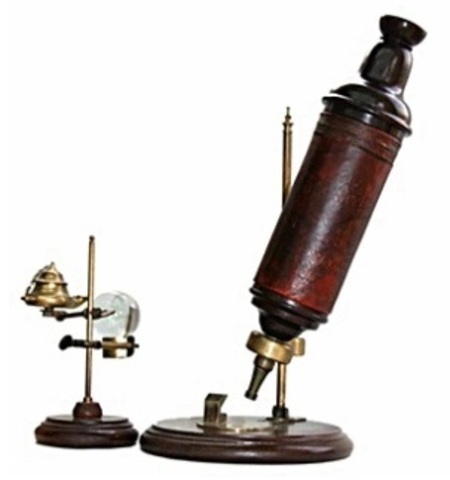 MICROSCOPIO COMPUESTO DE COCK Y HOOKE