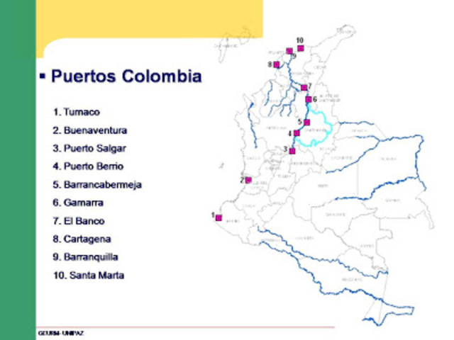 Puertos marítimos en Colombia