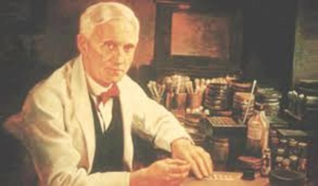 Alexander Fleming descubrio la penisilina