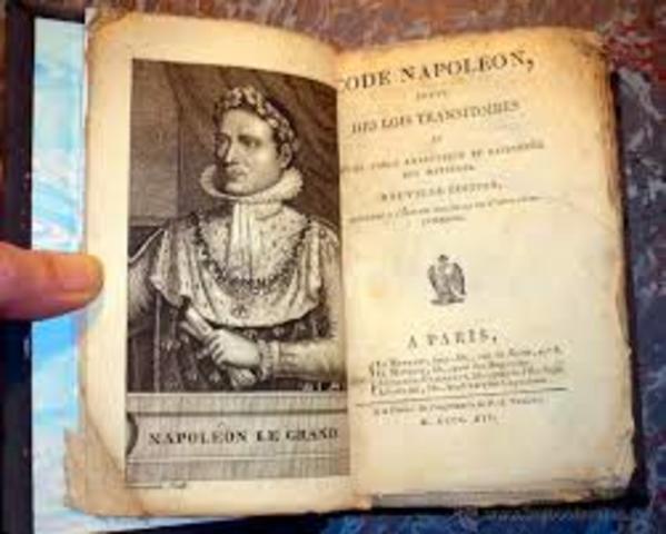 CODE CIVIL DE NAPOLEON