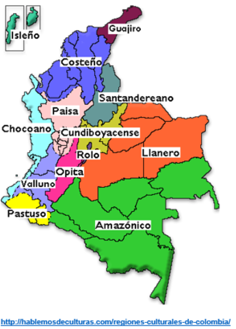 Colombia, país de regiones