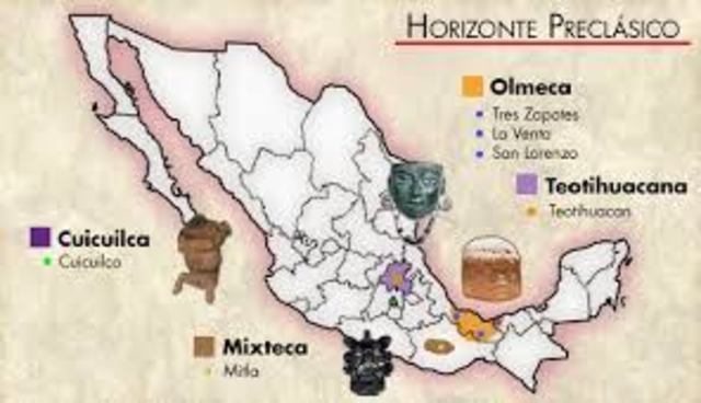 Época prehispánica: Horizonte preclásico (1800 a.C. – 200d. C)