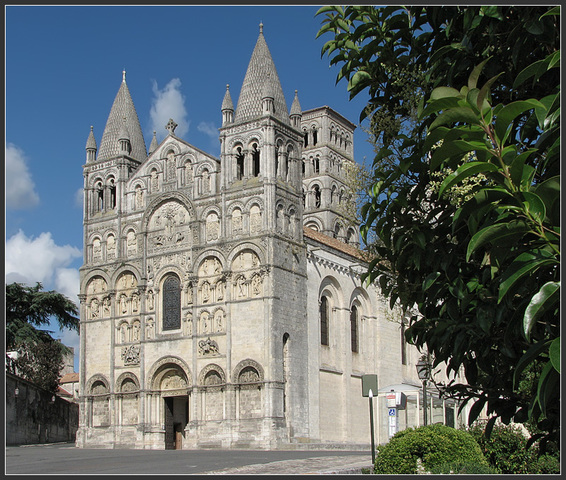 Cathedral of Saint-Pierre Tympanum, France (Romanesque Architecture)